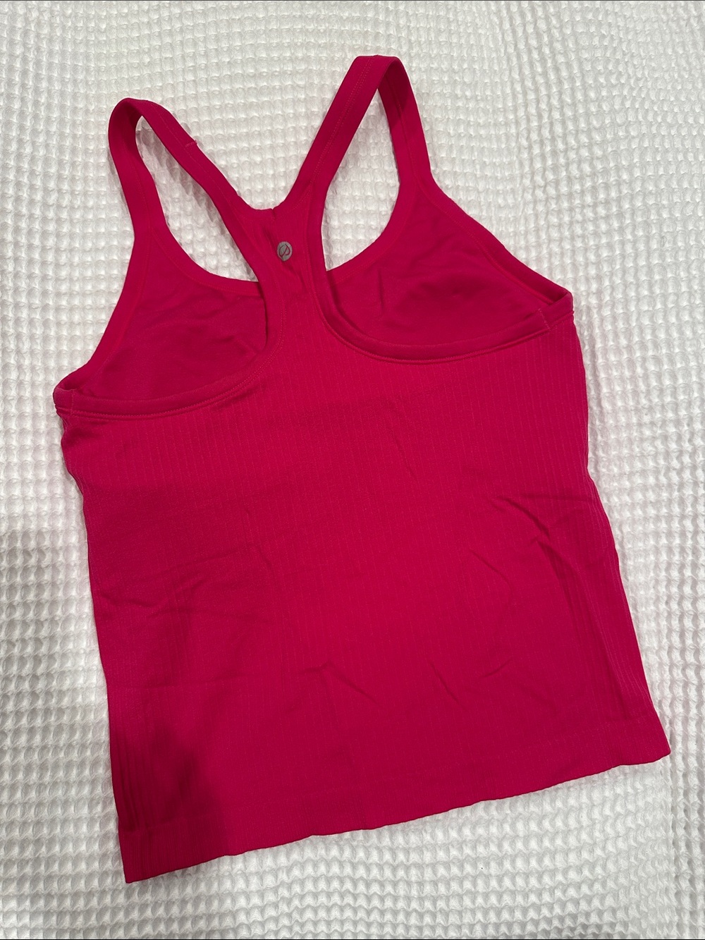 Racerback Ribbed Tank Top - Picture 3 of 4